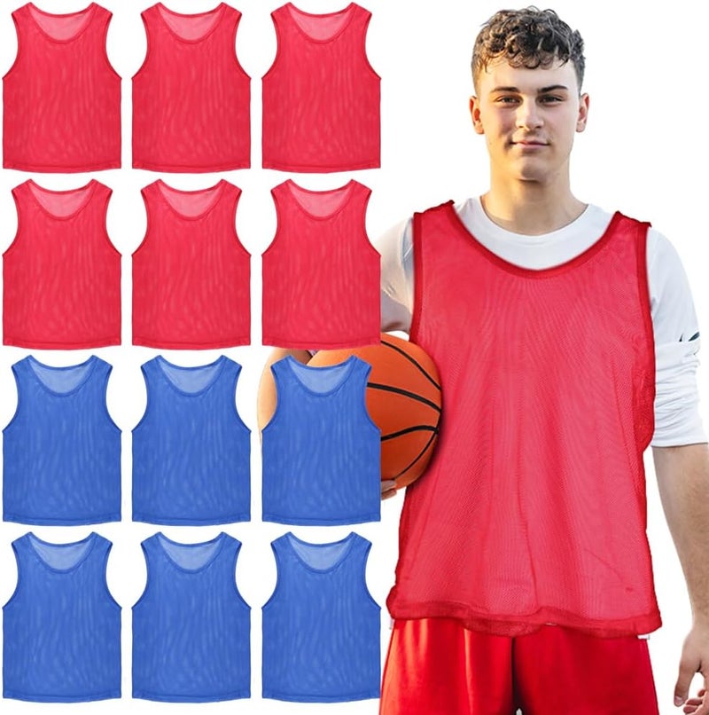JBM Scrimmage Vests, Team Practice Jersey, Set of 12, Pinnies - Image 1